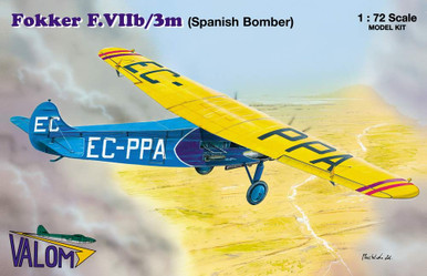 Valom 1/72 Fokker F.VIIb/3m (Spanish Bomber)