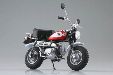 Aoshima 1/12 Diecast Motorcycle Honda Monkey Limited Fighting Red