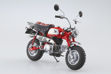 Aoshima 1/12 Diecast Motorcycle Honda Monkey Limited Monza Red