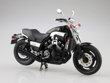 Aoshima 1/12 Diecast Motorcycle Yamaha Vmax Black2