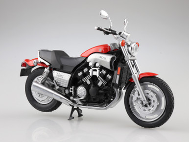Aoshima 1/12 Diecast Motorcycle Yamaha Vmax Fire Red
