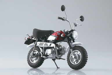 Aoshima 1/12 Diecast Motorcycle Honda Monkey Special Shasta White
