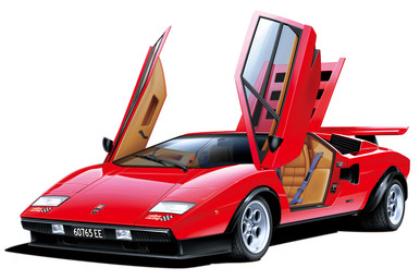 1/24 '75 Wolf Countach Version 1