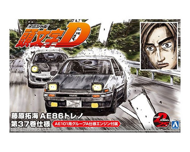 1/24 Initial D Takumi Fujiwara Toyota 86 Trueno Comics Vol.37 Ver