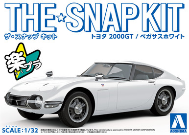 1/32 SNAP KIT #05-A Toyota2000GT(PEGASUS WHITE)