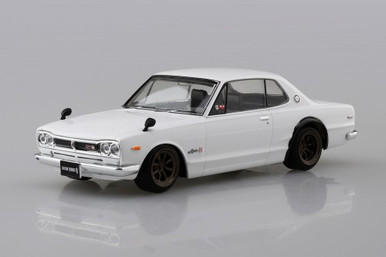 1/32 SNAP KIT #09-SP2 Nissan Skyline 2000 GT-R Custom Wheel (White)