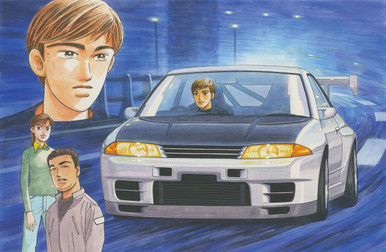 Fujimi 1/24 WM-6 Wangan Midnight, Nissan Skyline GT-R (R32) Tomoya
