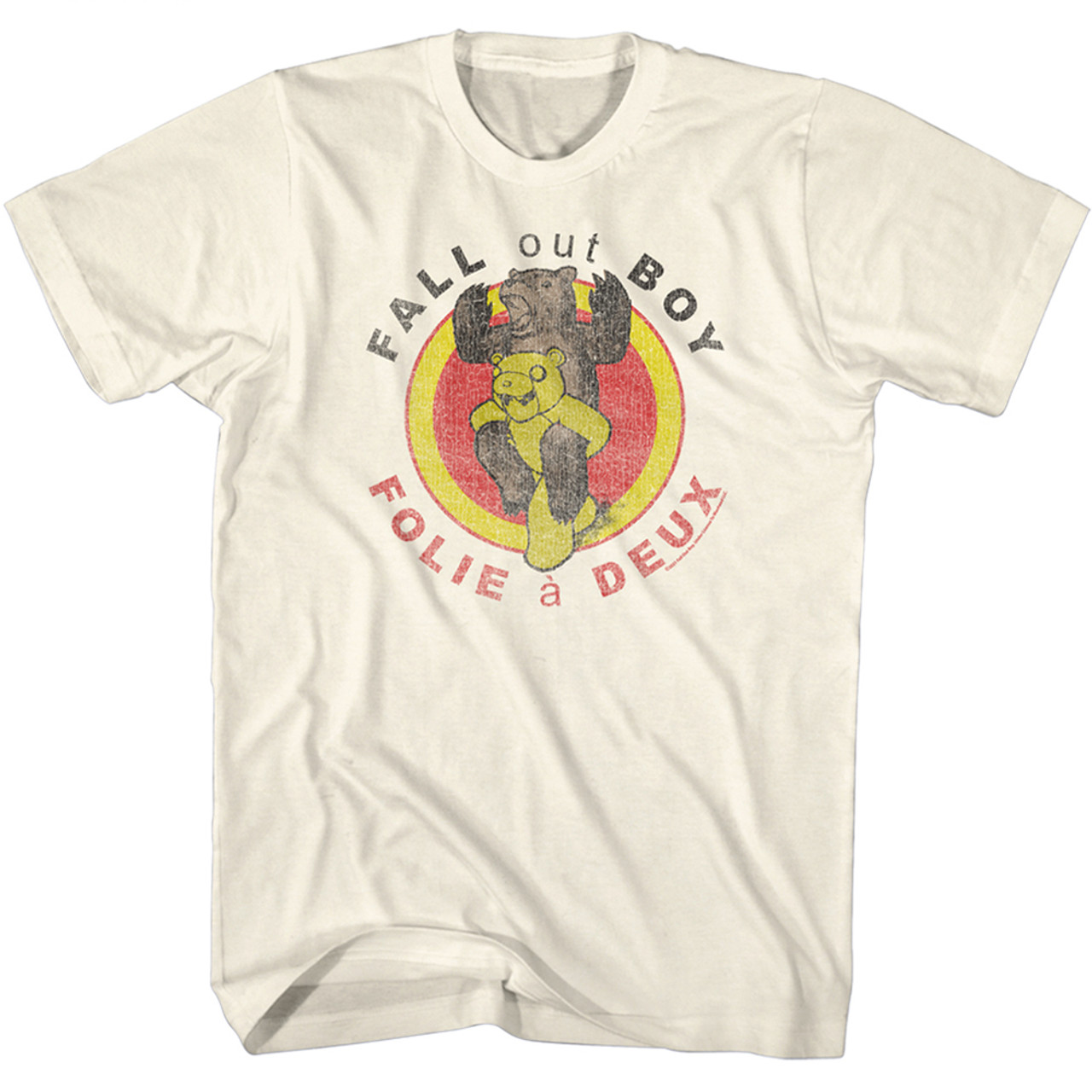 Fall Out Boy Circle Folie A Deux T-Shirt - Old School Tees