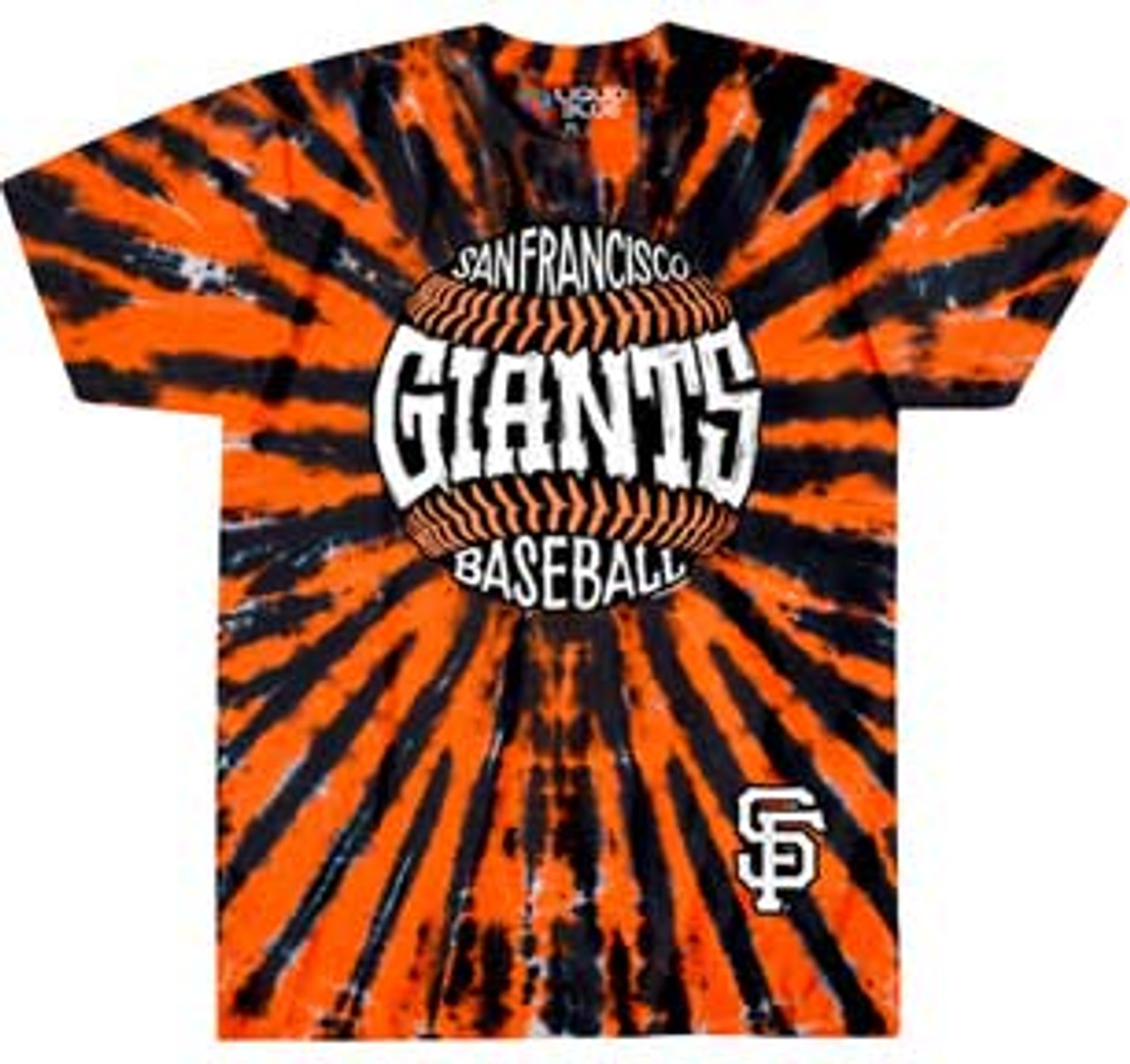 San Francisco Giants Burst Tie-Dye T-Shirt