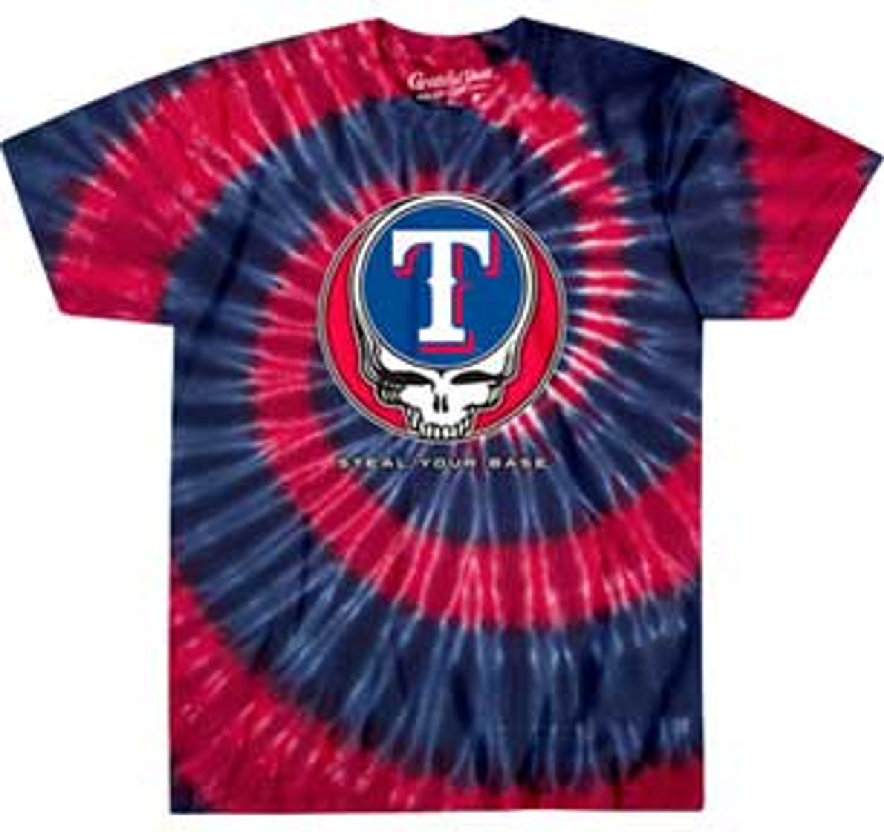 New York Yankees Steal Your Base Tie-Dye T-Shirt