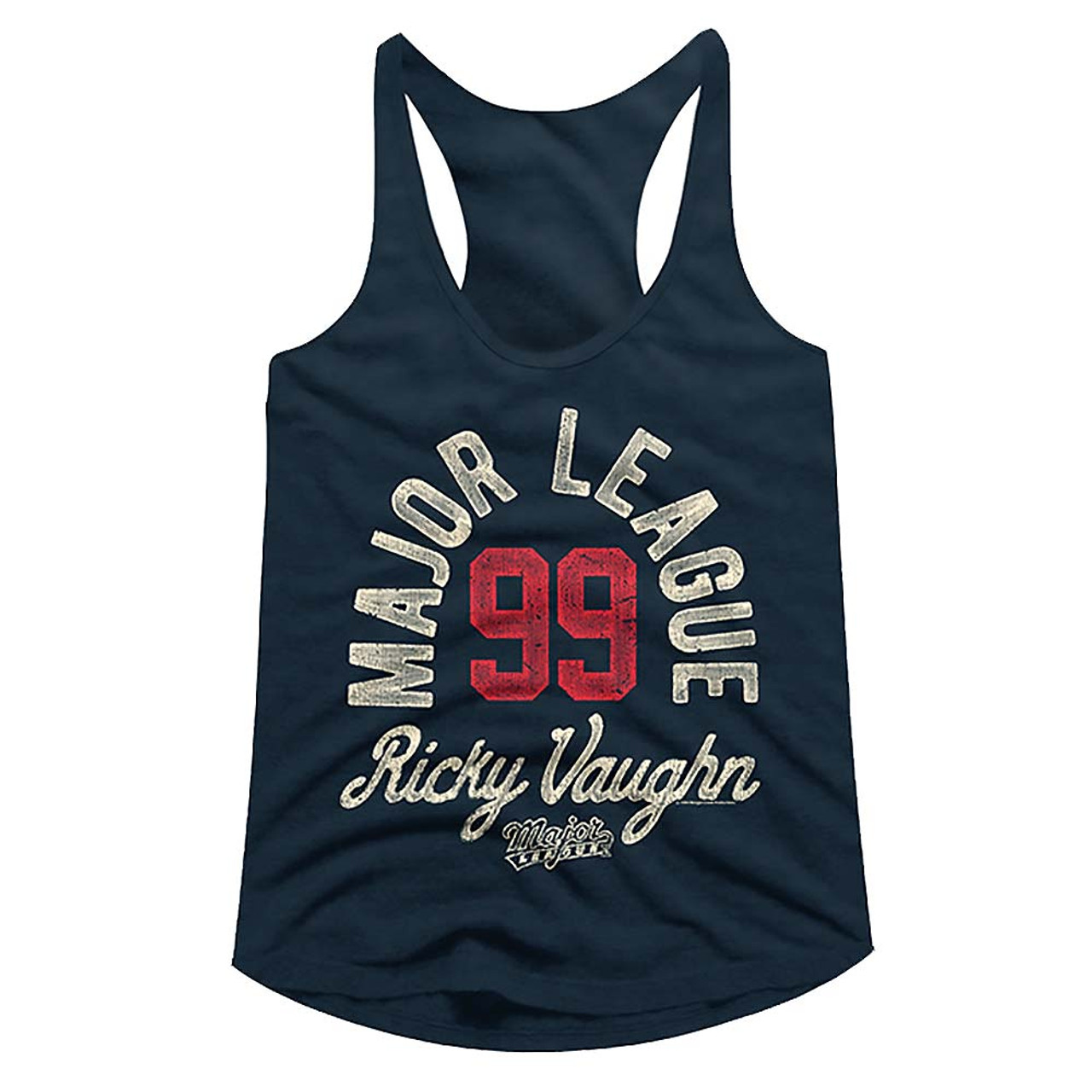 Major League - Womens Ricky Vaughn Racerback Tank Top