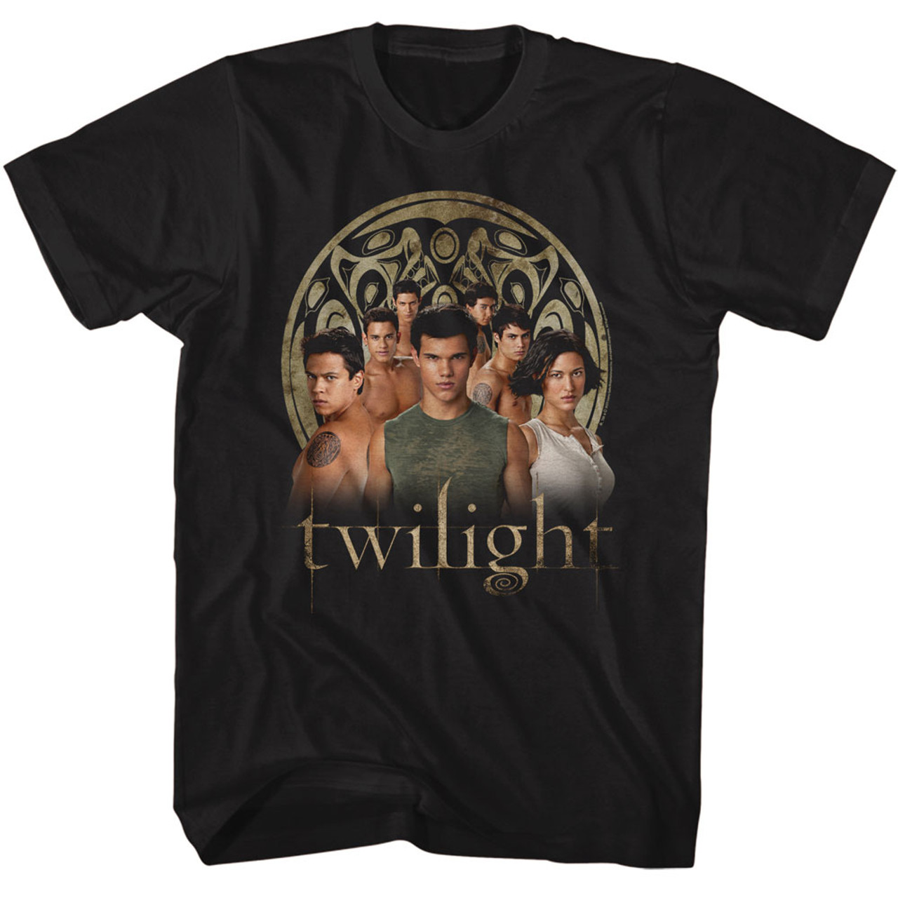 Twilight Wolf Pack Group Photo T-Shirt 
