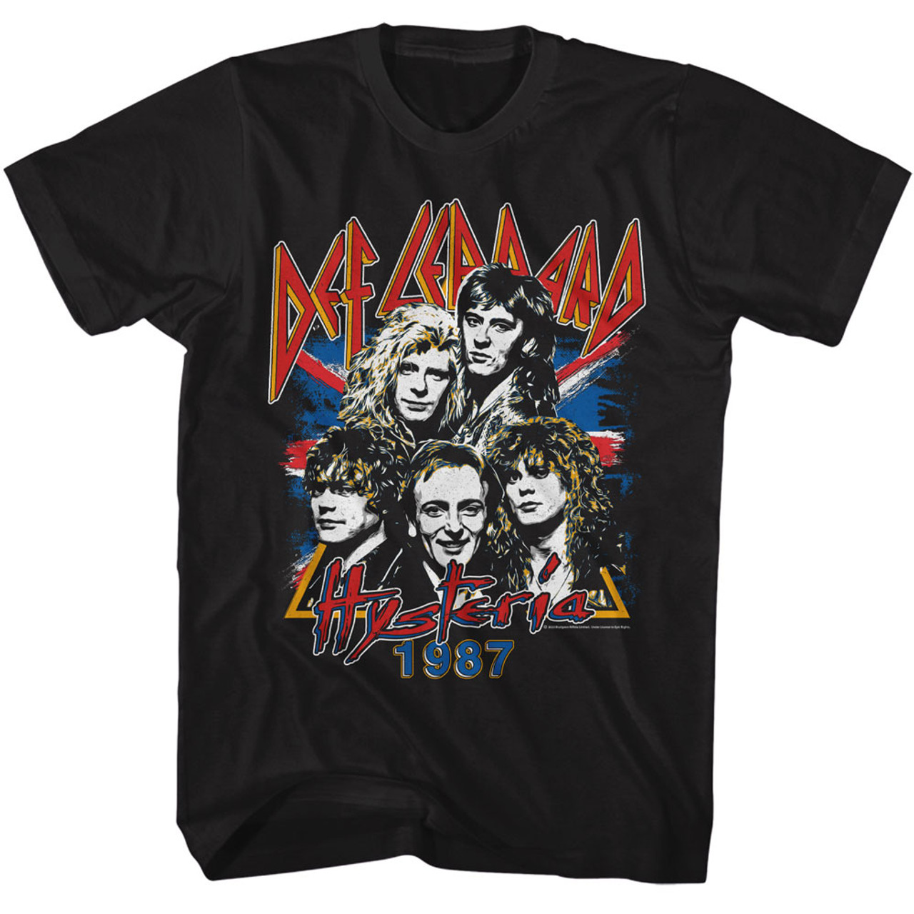 Def Leppard Hysteria 1987 T-Shirt | Old School Tees