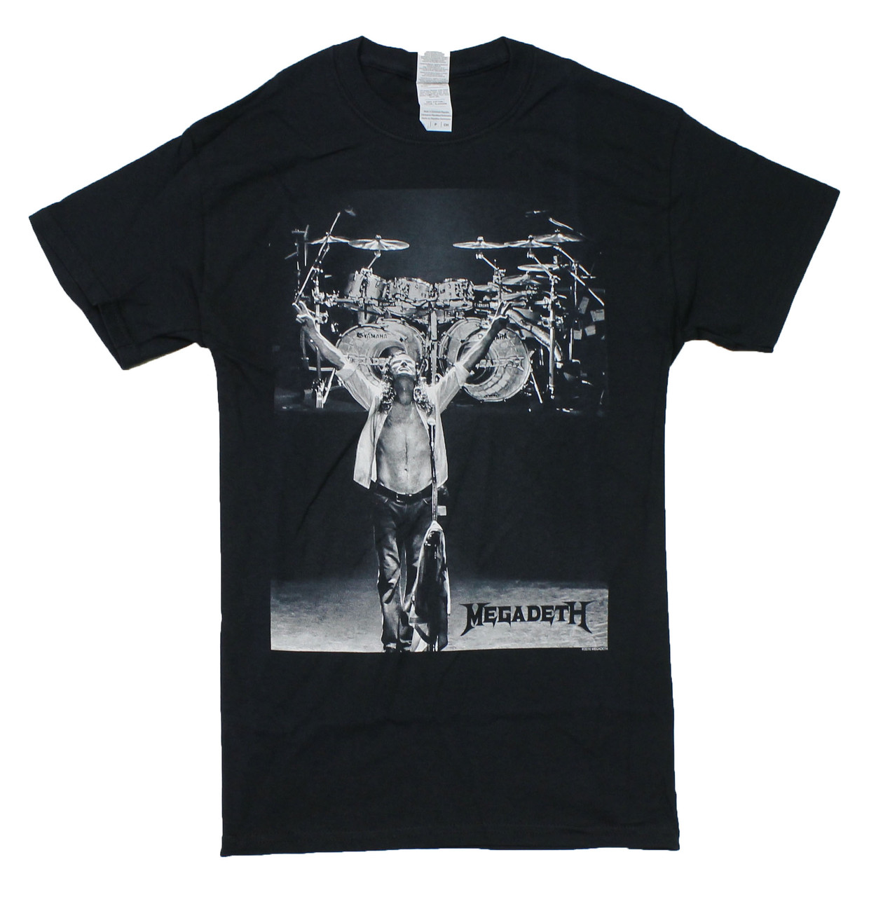 Megadeth Dave and Drums T-Shirt | Classic Heavy Metal Rock T-Shirt