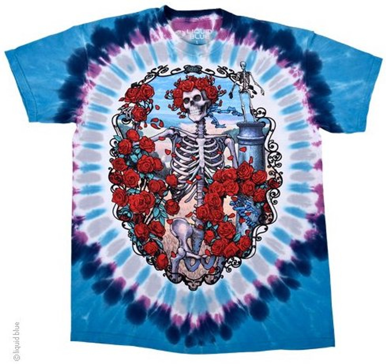 Grateful Dead Steal Your Face Tie Dye T-Shirt Multi