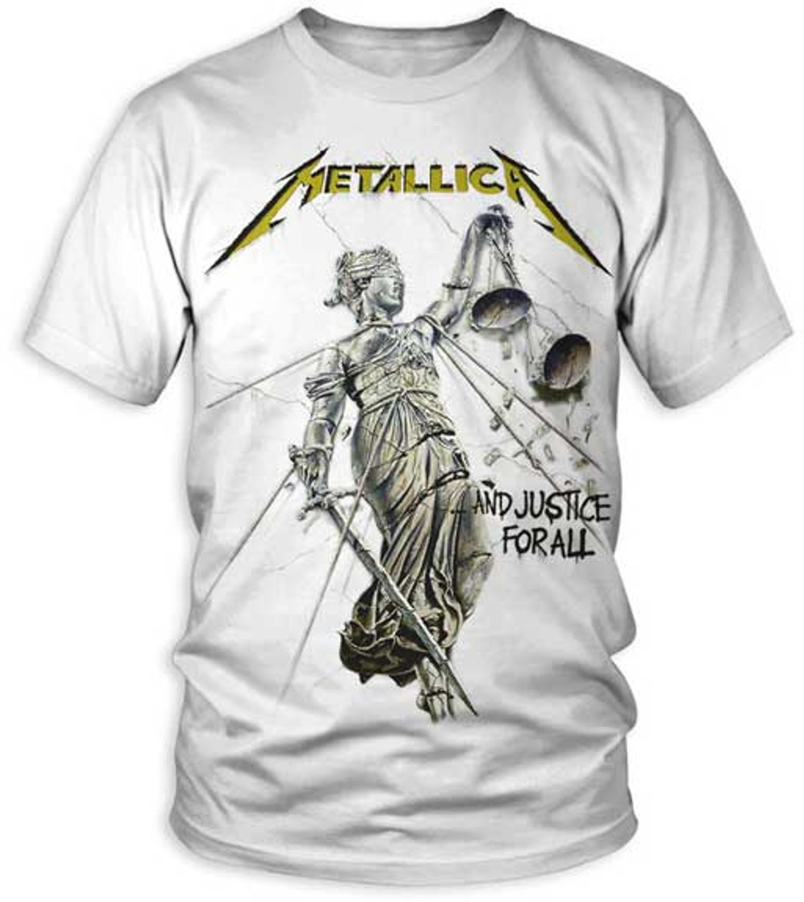 Buy Metallica Justice for All -Shirt | Old School Metal Rock T-Shirt