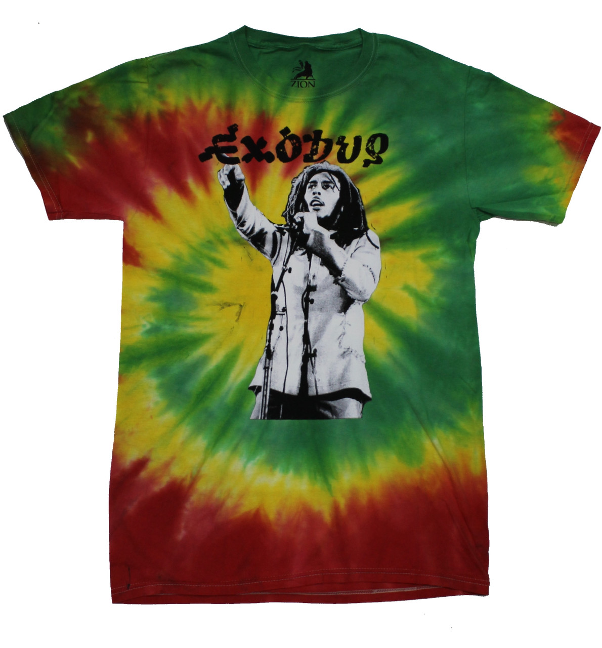 Bob Marley Exodus Tour 2-sided Tie Dye T-Shirt*