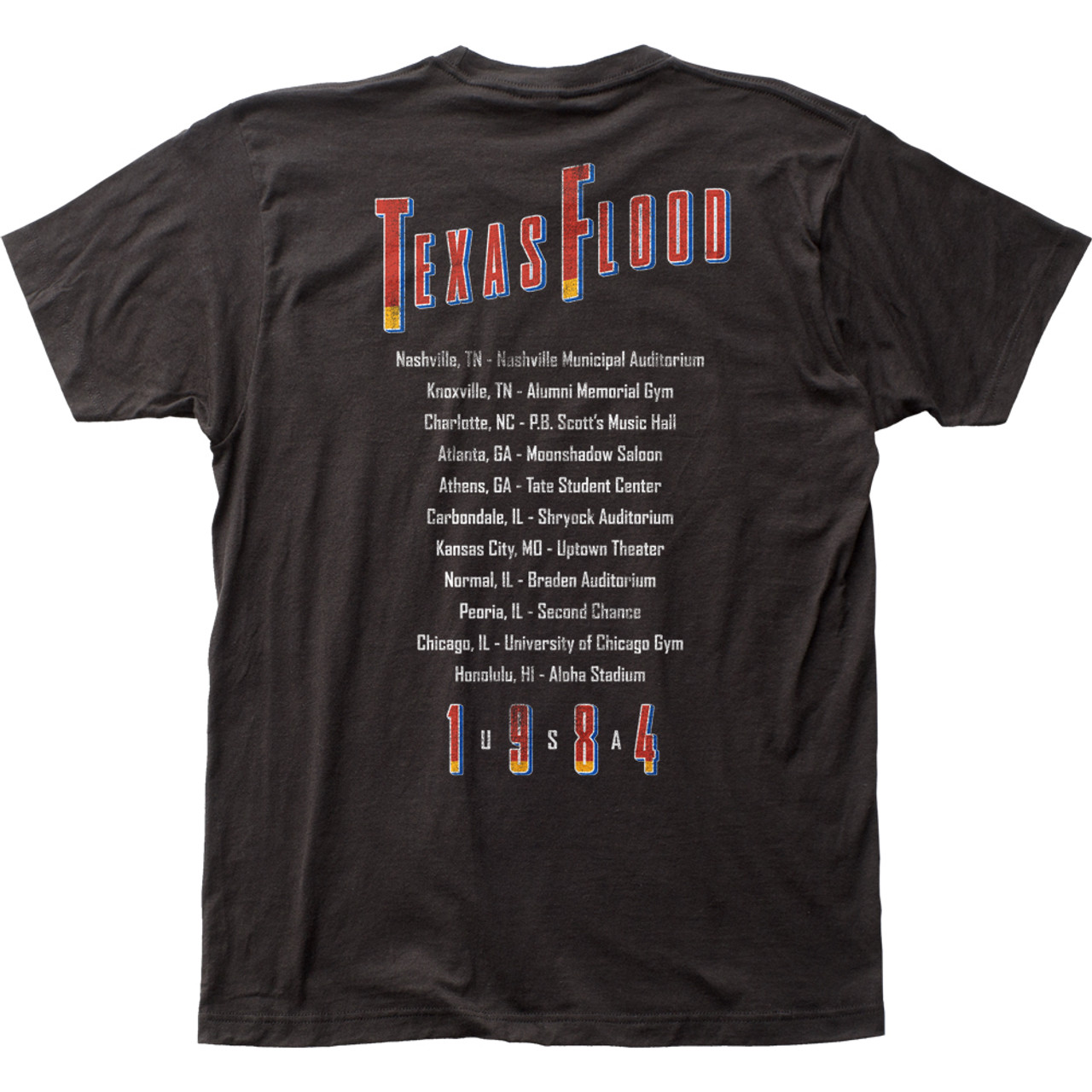Stevie Ray Vaughan Texas Flood 2-sided Tour T-Shirt | Vintage Classic ...