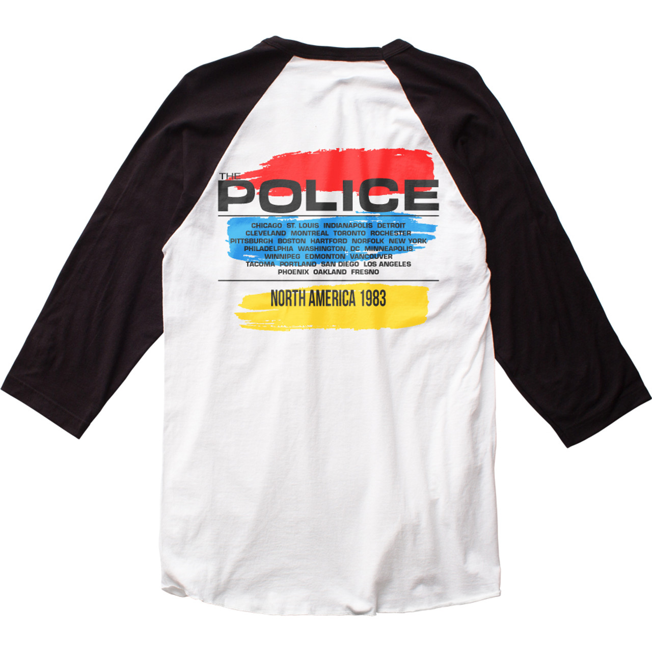 The Police North American Tour Raglan T-Shirt