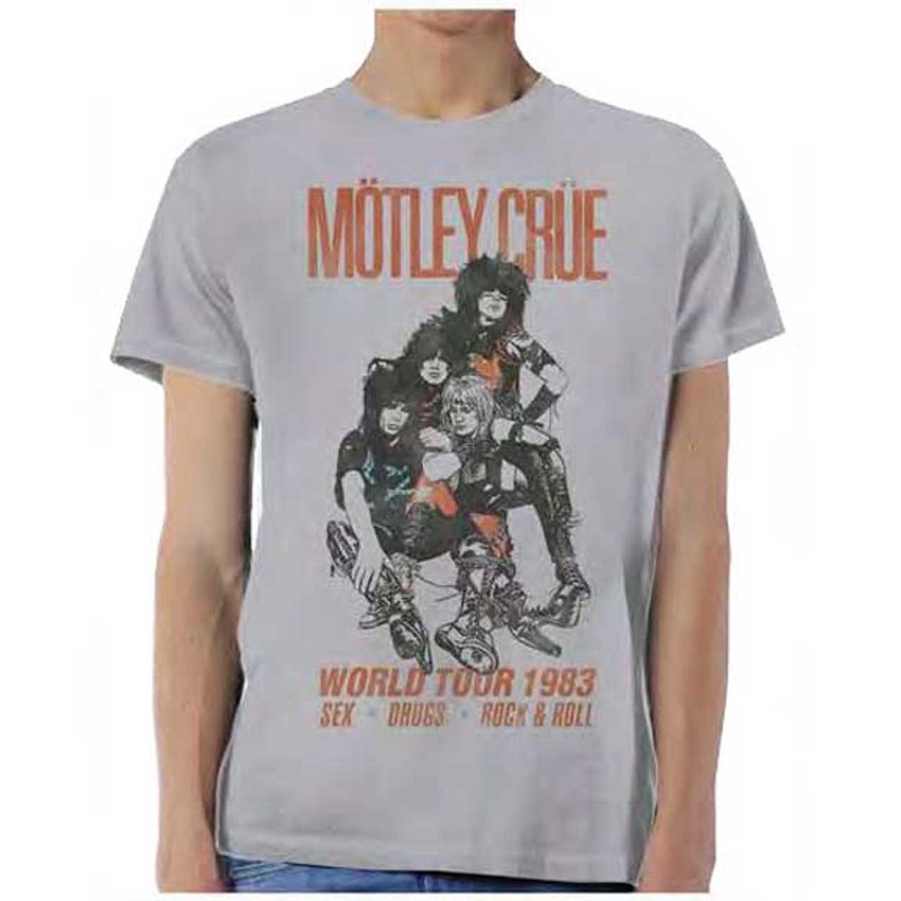Motley Crue 1998 World T-Shirt | School Metal Tees Old School Tees