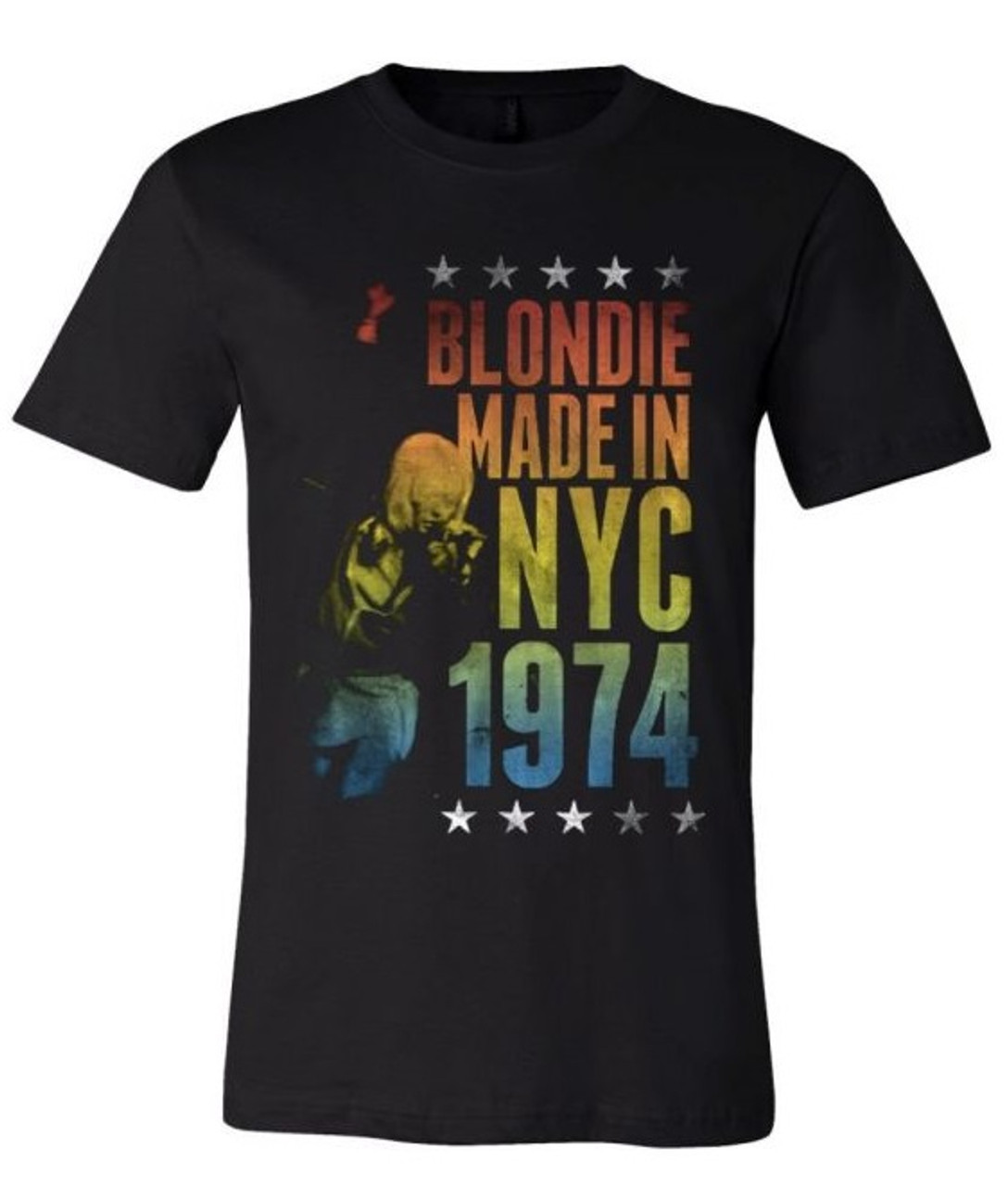 Blondie Made in NYC  T Shirt   Vintage Punk Rock Tee Shirts