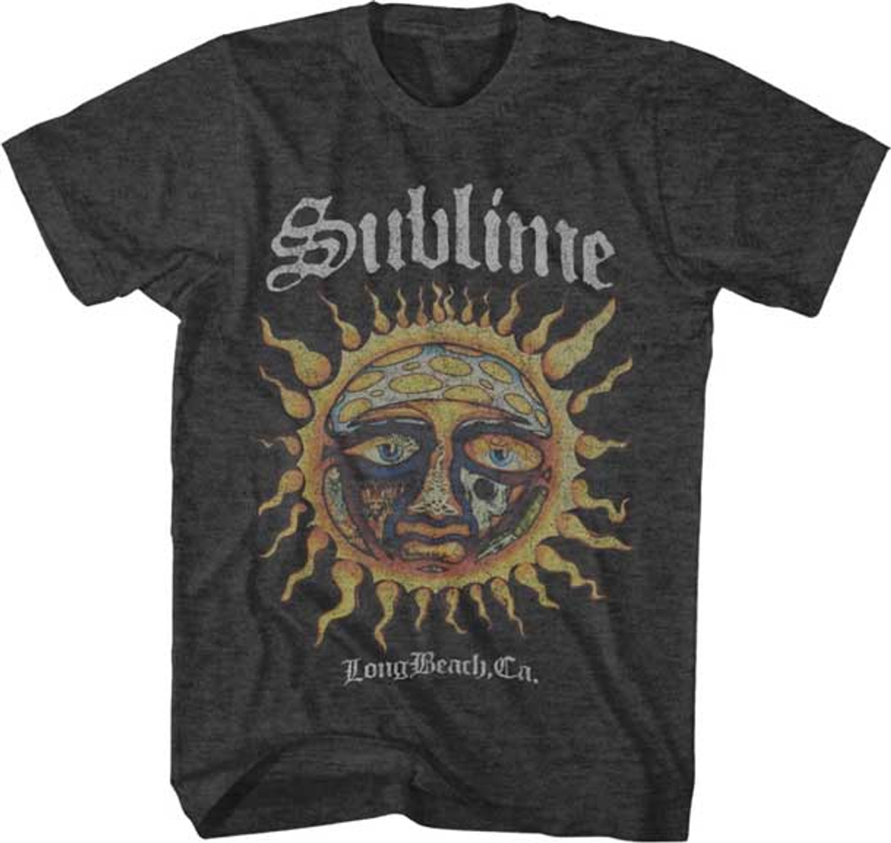 Sublime Logo Sun Stamp T-Shirt | More Vintage style Music t-shirts