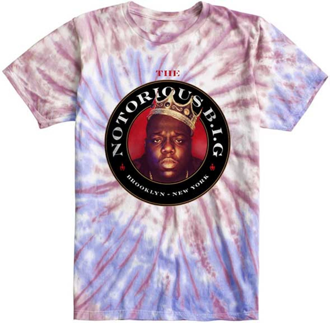 Notorious B.I.G. Tie Dye T-Shirt | Rapper Tees from Old School Tees