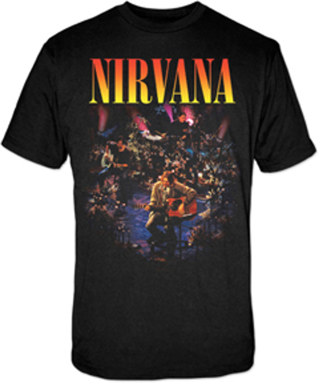 Nirvana Live Unplugged Concert T-Shirt | Vintage Grunge Rock Shirt