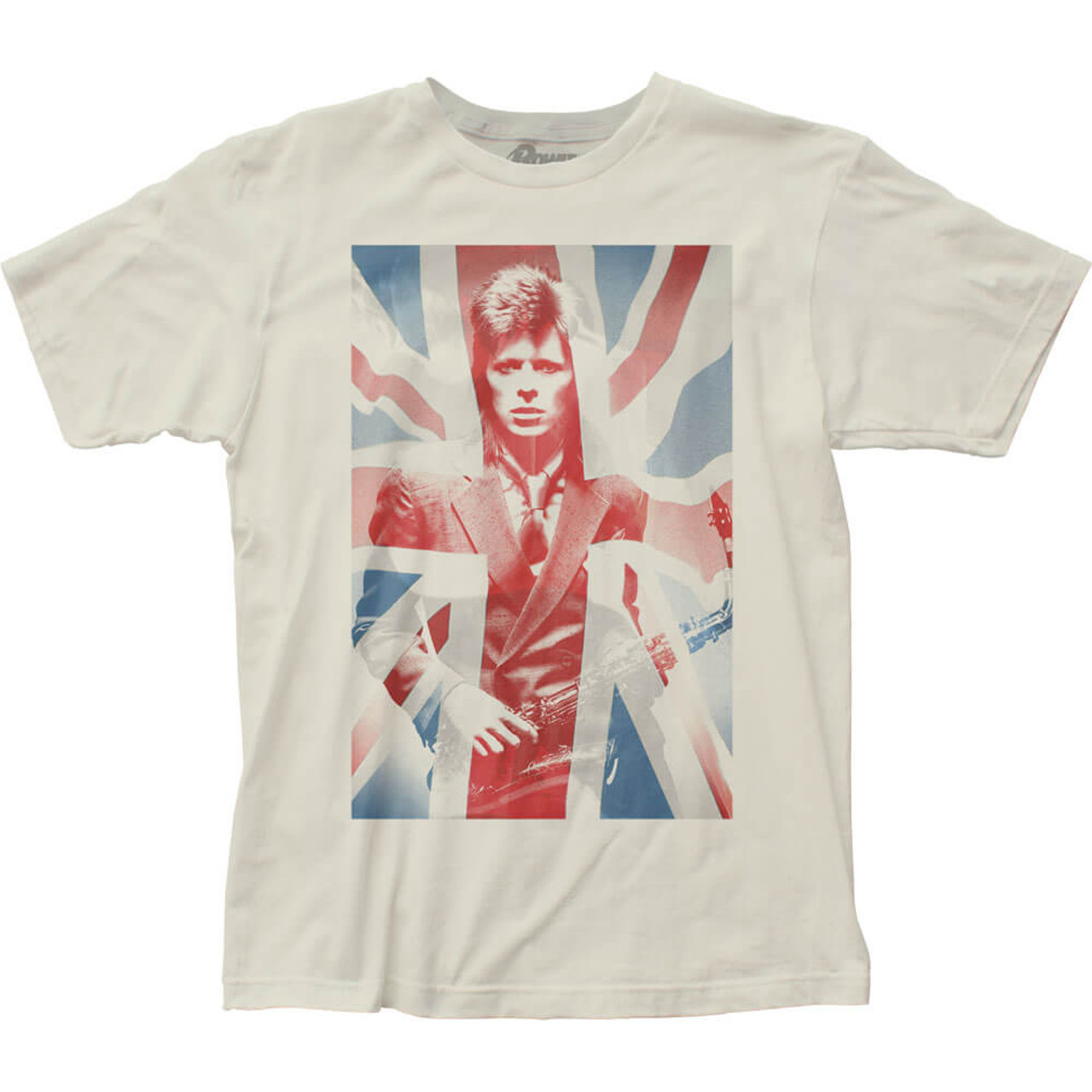 David Bowie Union Jack and Sax T-Shirt - Old School Tees