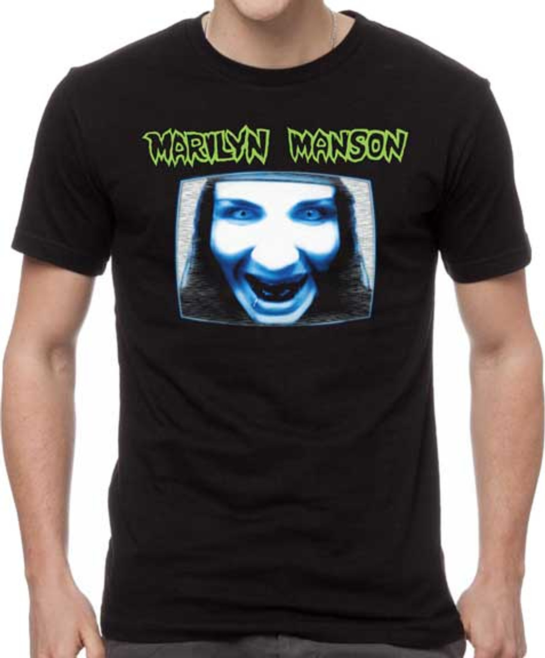 Marilyn Manson TV T Shirt Old School Tees