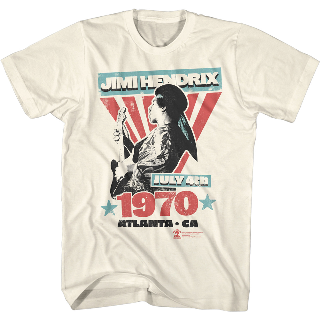 Jimi Hendrix Atlanta T-Shirt - Old School Tees