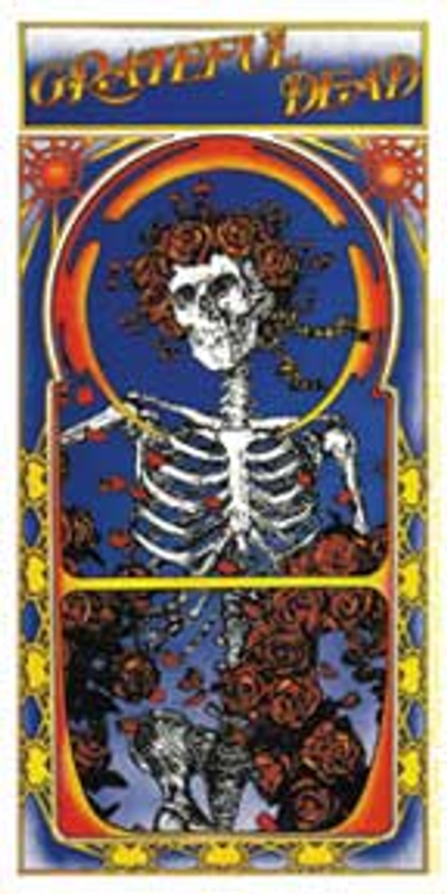 The Band Grateful Dead Dog Tees - Skulls & Roses