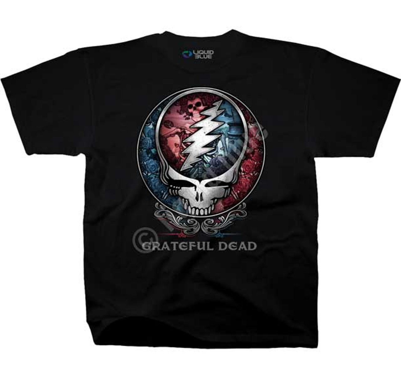 Grateful Dead - Unisex Bertha & Logo T-Shirt