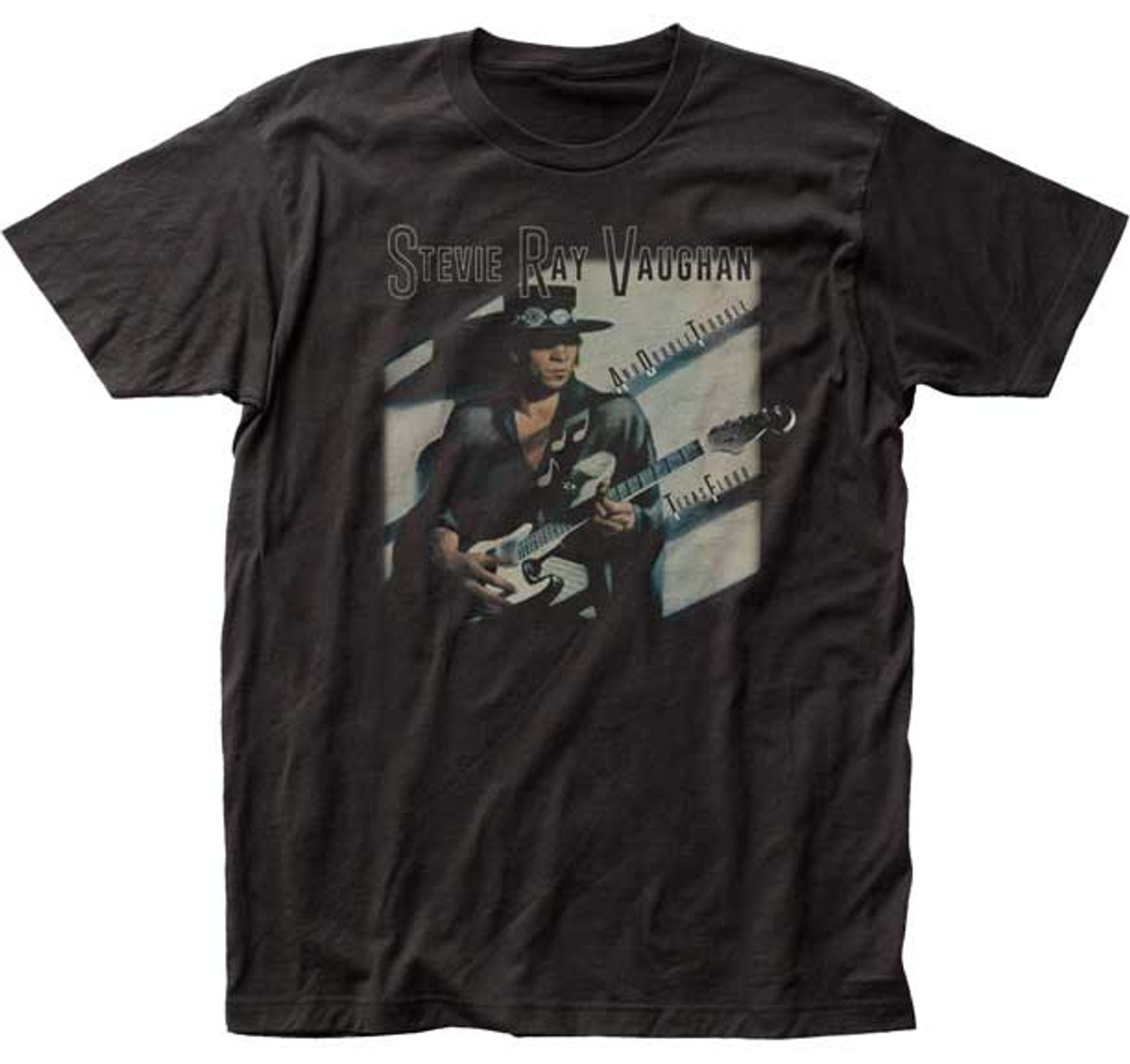 Stevie Ray Vaughan and Double Trouble Texas Flood T-Shirt* - Old School ...