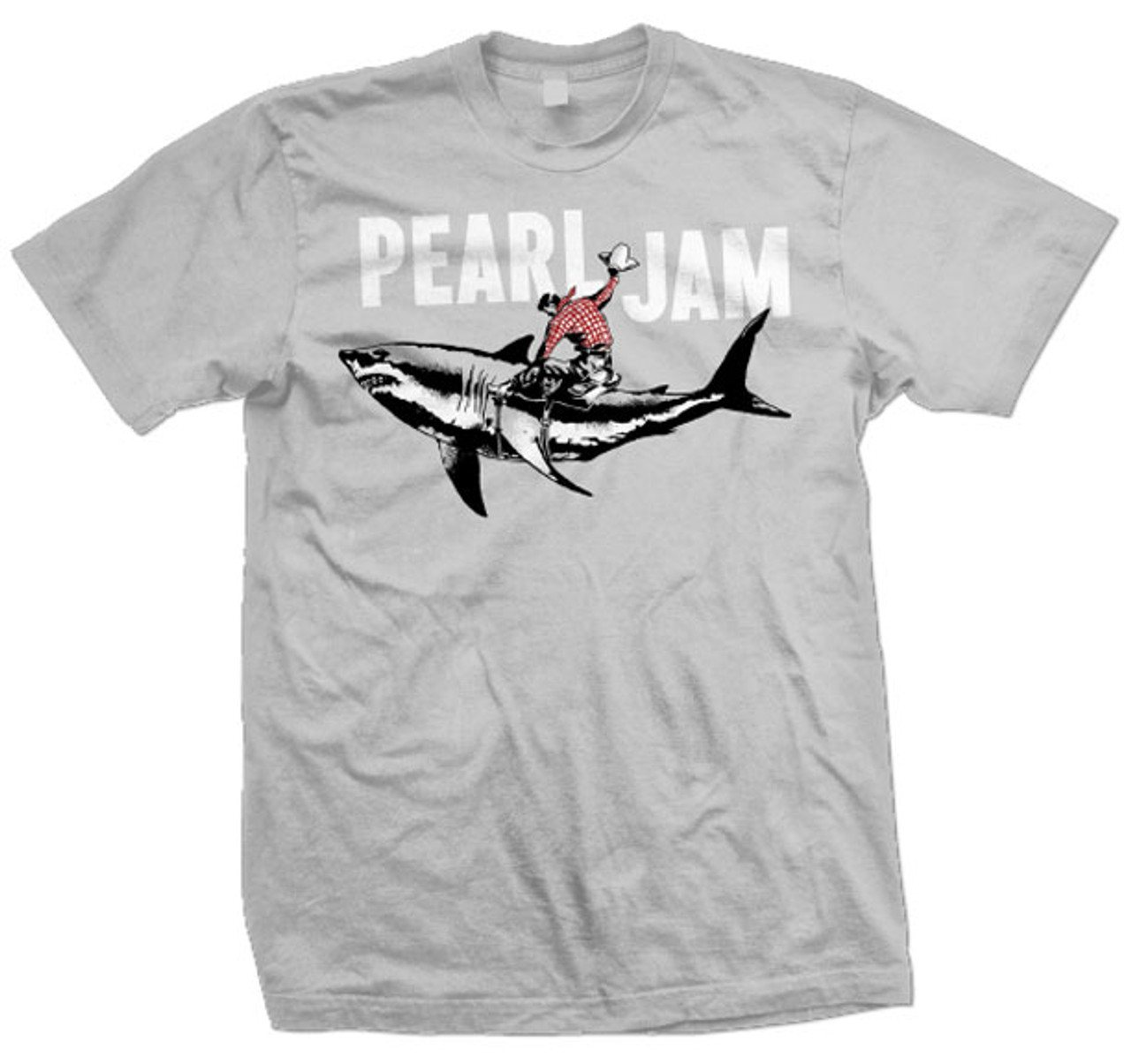 Pearl Jam Cowboy Shark T-Shirt | Rock Band T-Shirt | Old School Tees