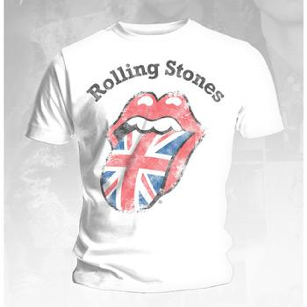 Rolling Stones Distressed Union Jack T-Shirt