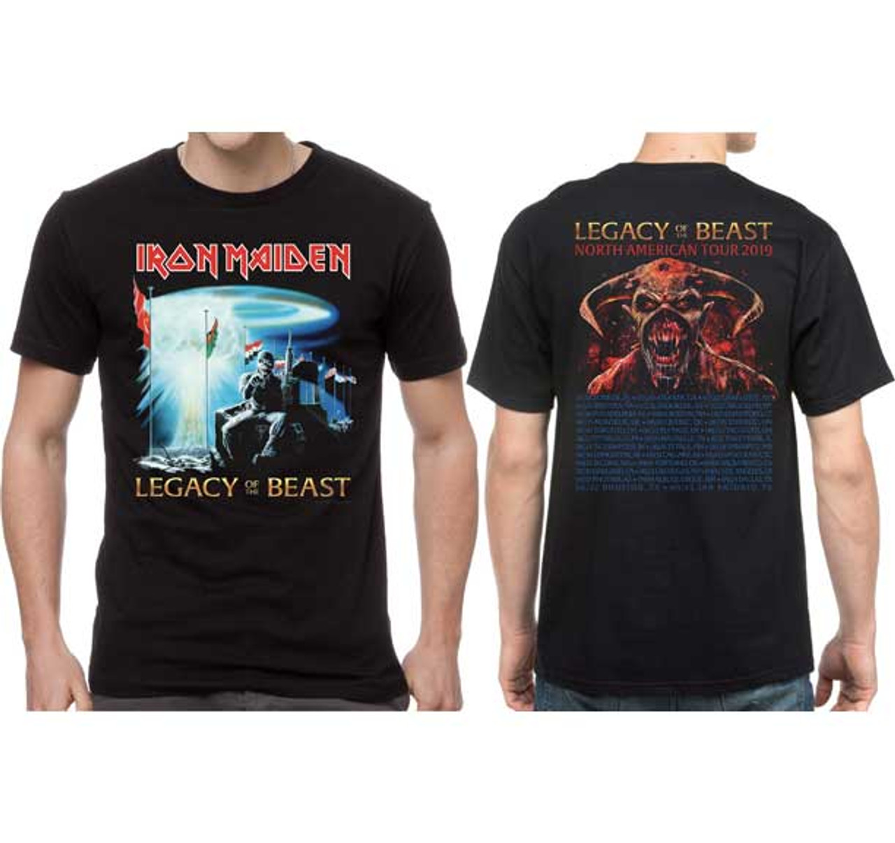 Modsige Frigøre Muldyr Buy Iron Maiden The Legacy of the Beast T-shirt | Old School Heavy Metal  Tees from Old School Tees