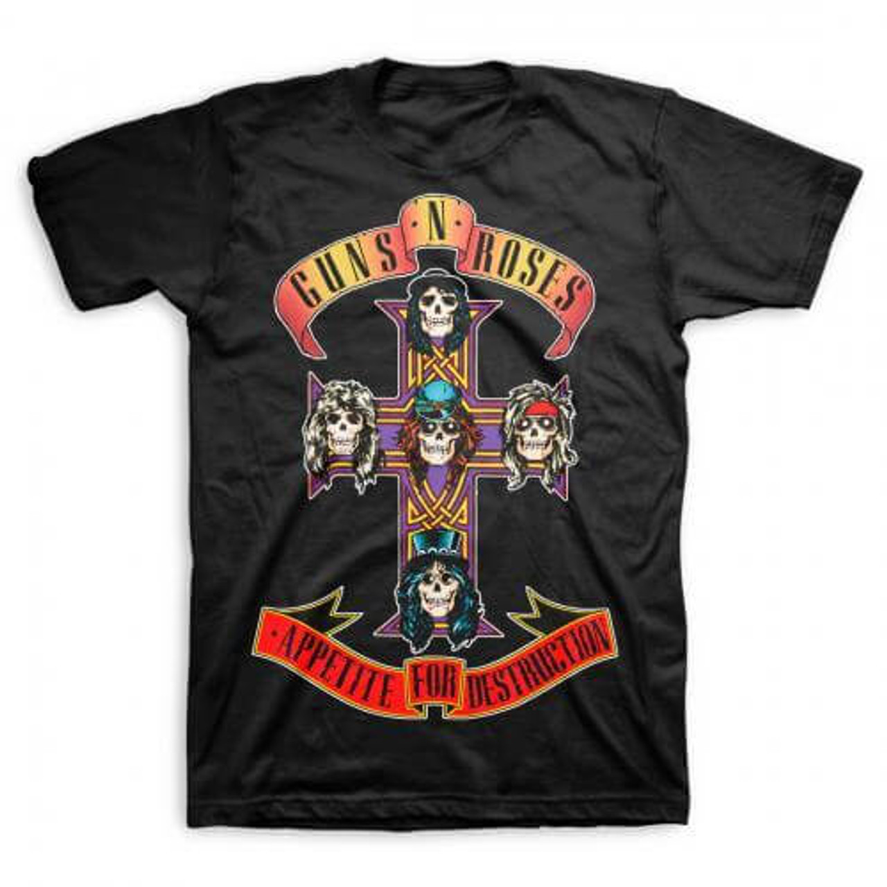 Guns N Roses Appetite for Destruction Jumbo Print T-Shirt