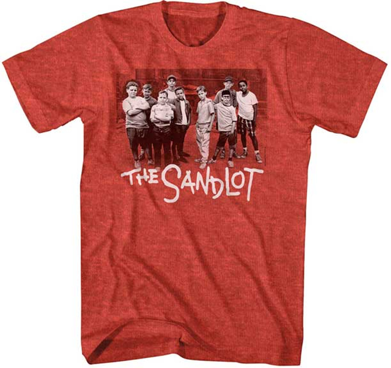 T-Line Sandlot The Whole Group T-Shirt* Size: Small Red