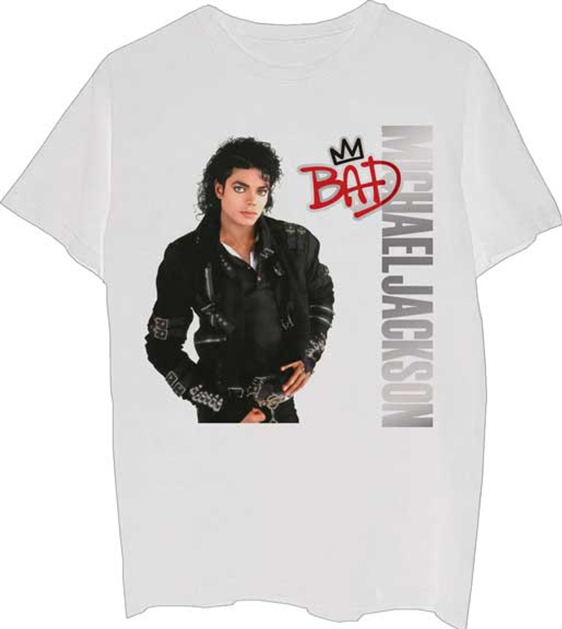 Michael Jackson Bad Classic Retro 80s Music T Shirt / Hoodie