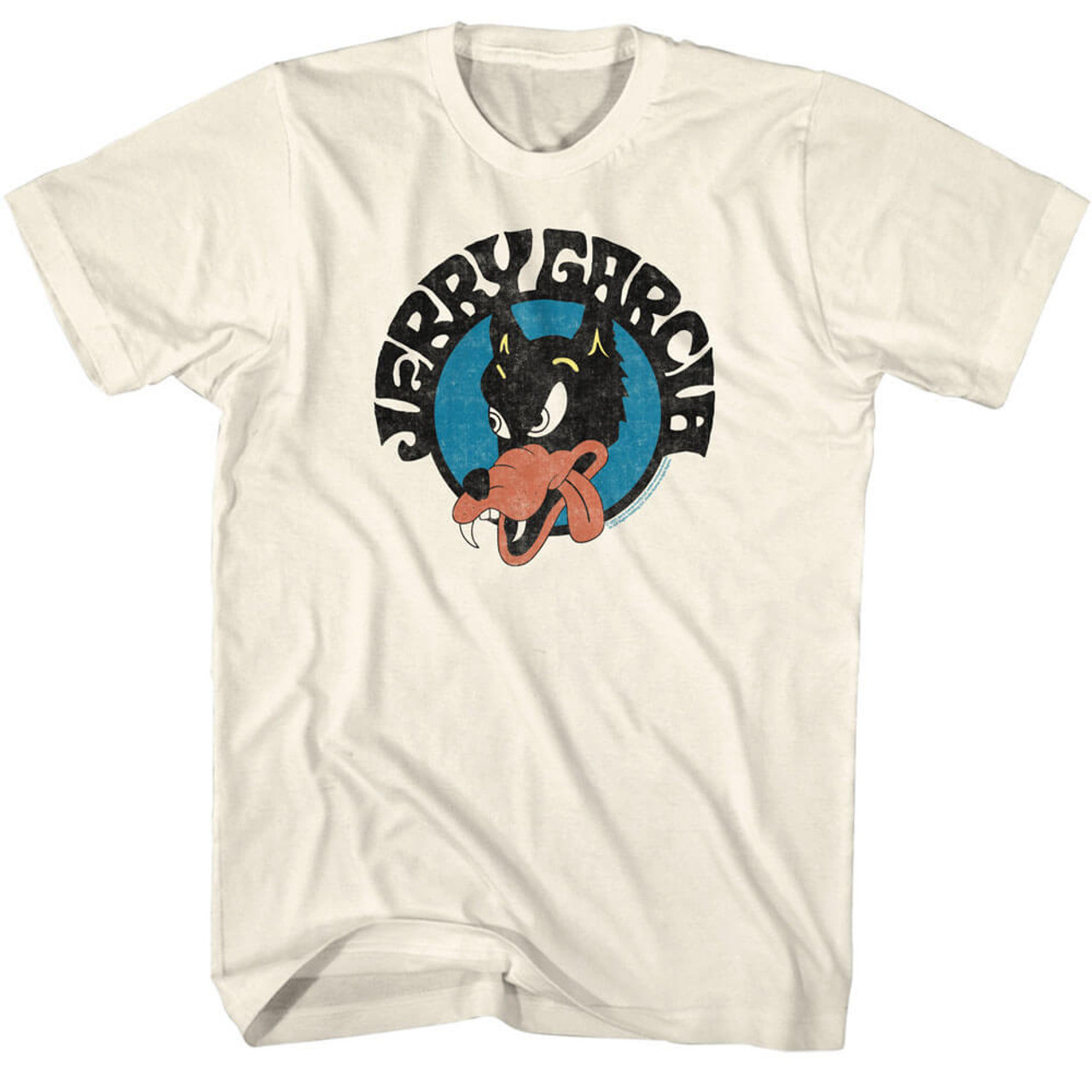 Jerry Garcia Wolf T-Shirt | Old from Rock Tees Classic School Tees