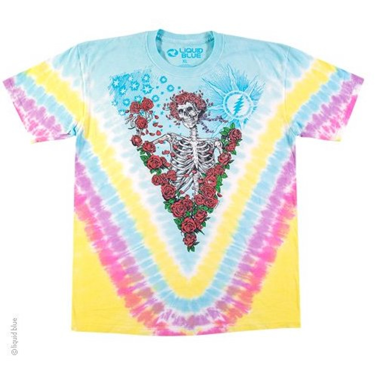 Grateful Dead skull and roses shirt - Grateful Dead Bertha shirt