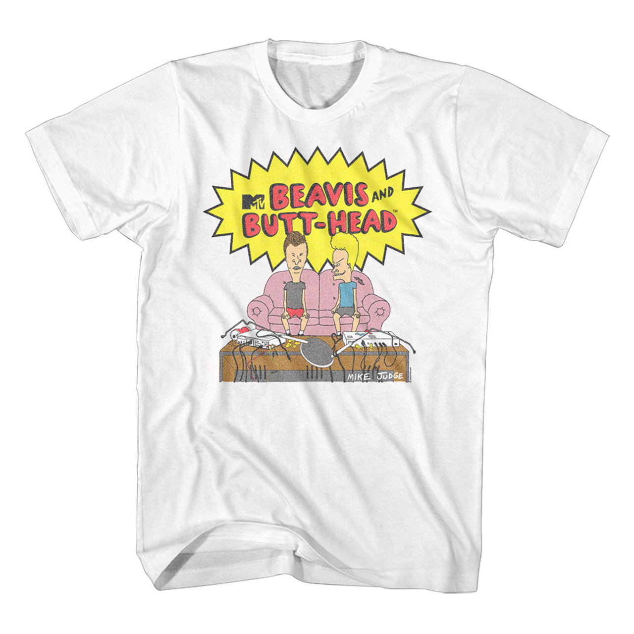 MTV Beavis & Butthead Watching TV Classic T-Shirt | Vintage