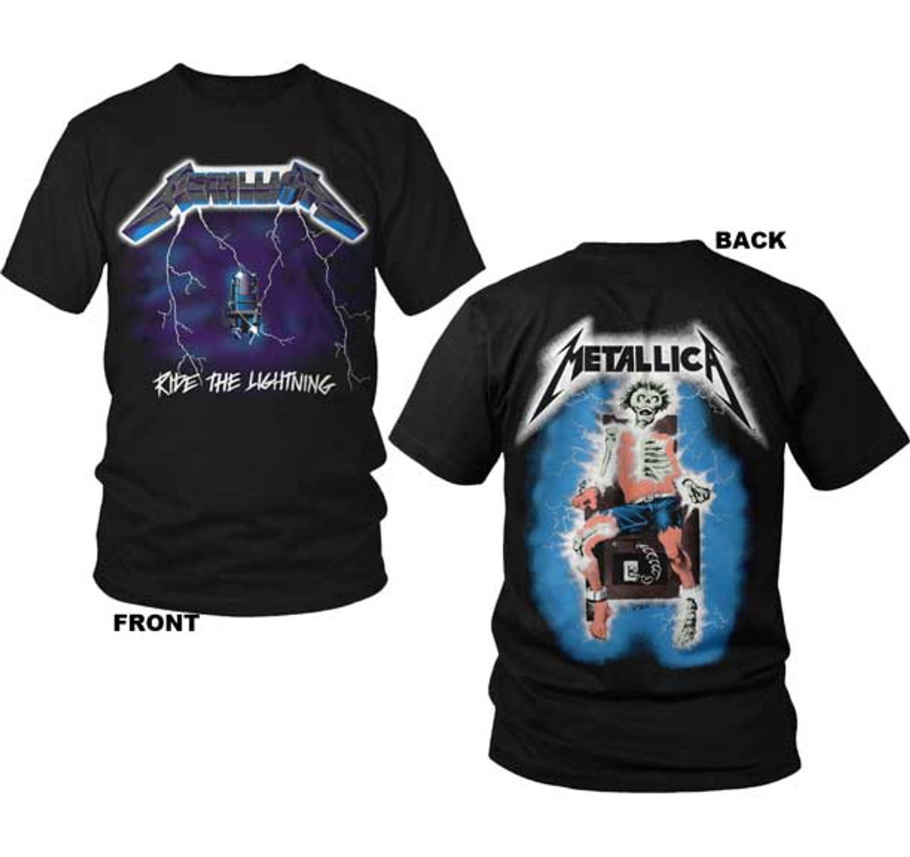 Metallica Ride The Lightning T-Shirt | Vintage Metal T-Shirt