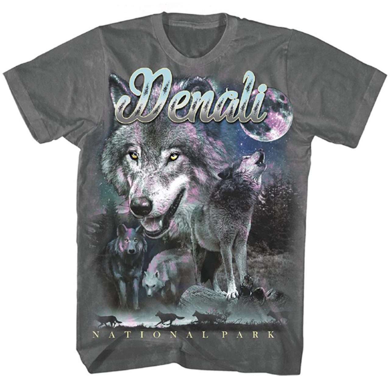 National Parks Foundation Denali Wolf Pack T-Shirt