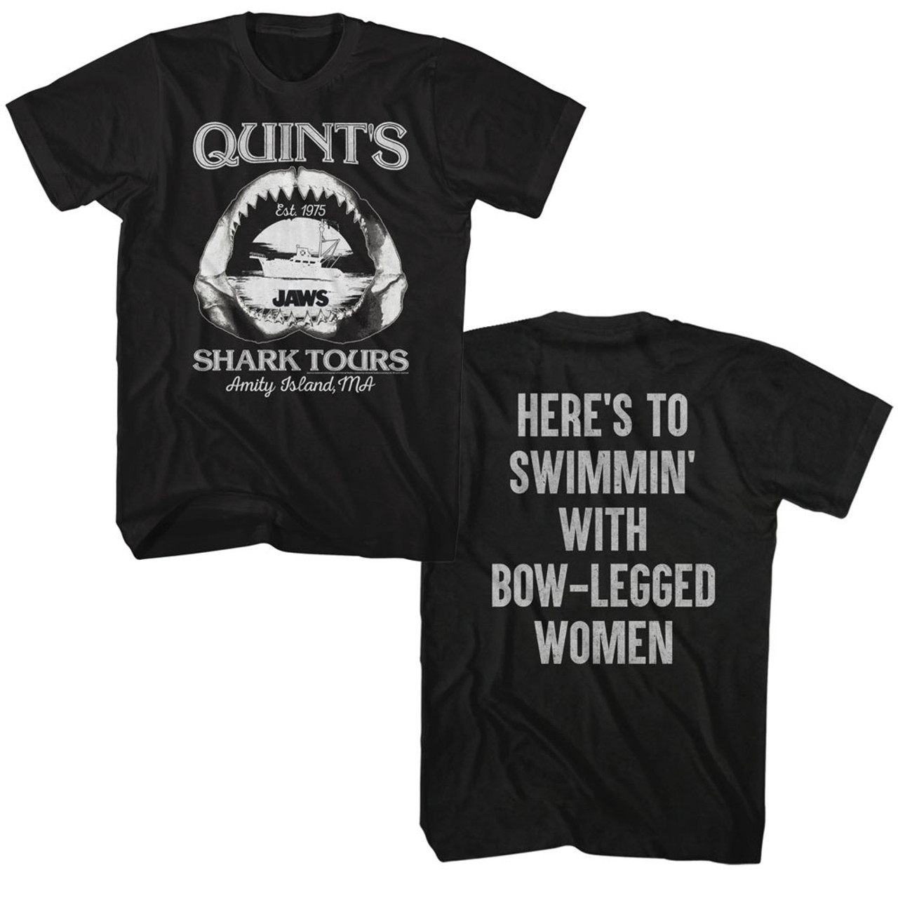 Quint_s Shark Fishing Inspired Jaws Men_s Womens T-Shirt