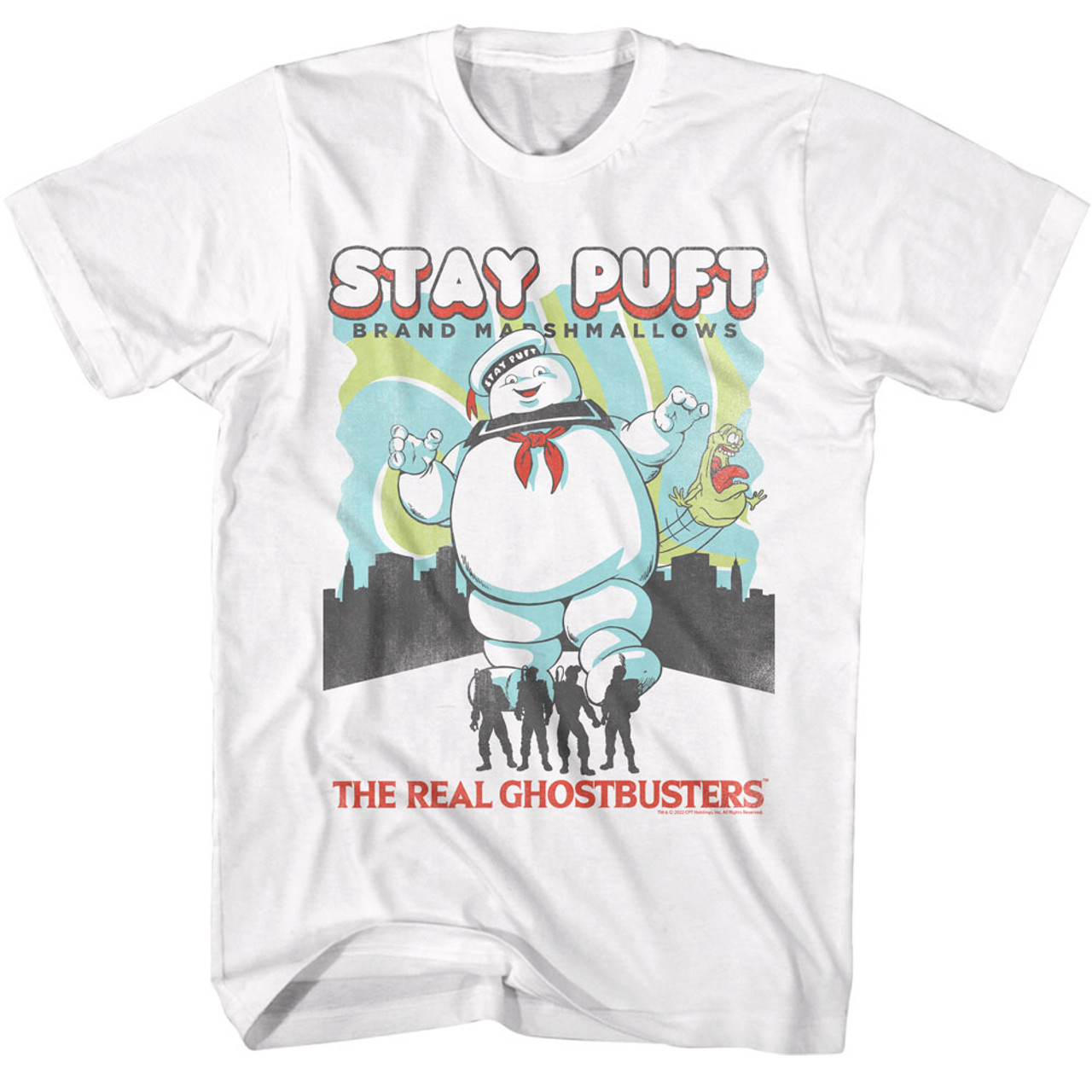 Ghostbusters Stay Puft and Busters T Shirt OldSchoolTees