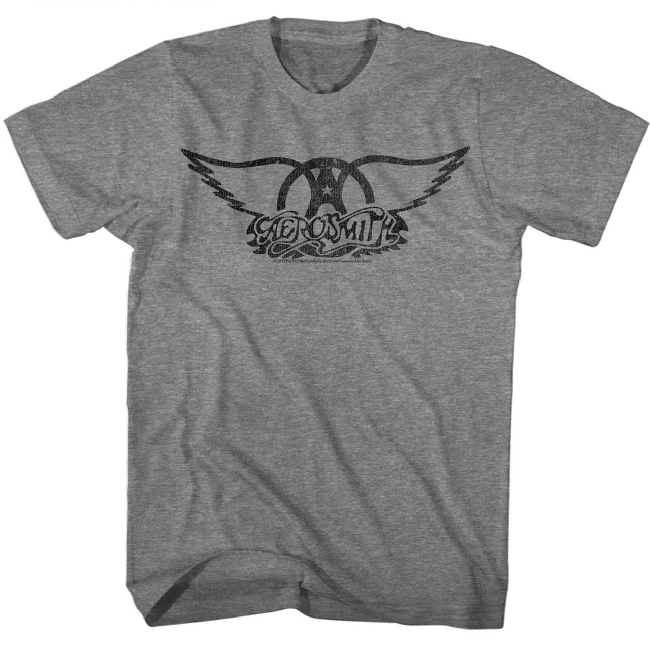 Aerosmith Black Logo T-Shirt - Old School Tees