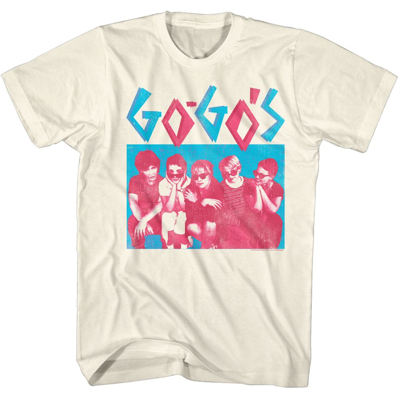 The Go-Gos CM Group T-Shirt pic image