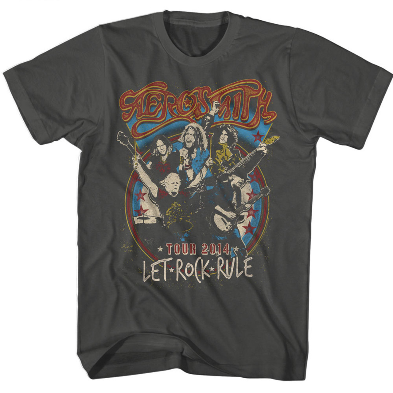 Aerosmith Let Rock Rule 2014 Tour T-Shirt - Old School Tees